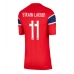 Maillot de foot Norvège Jorgen Strand Larsen #11 Domicile vêtements Femmes Monde 2026 Manches Courtes